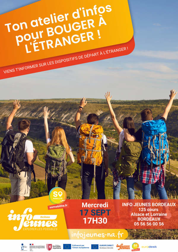 Ton atelier d'infos pour bouger à l'étranger !